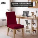 Burgundy Office Chair Cover for Desk Chairs and Home Offices - Deskneko