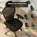 Woodland Pattern Desk Chair Cover - Chair Covers - Deskneko - Desk Chair Covers