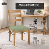 Soft Sage Green Office Chair Cover - Deskneko