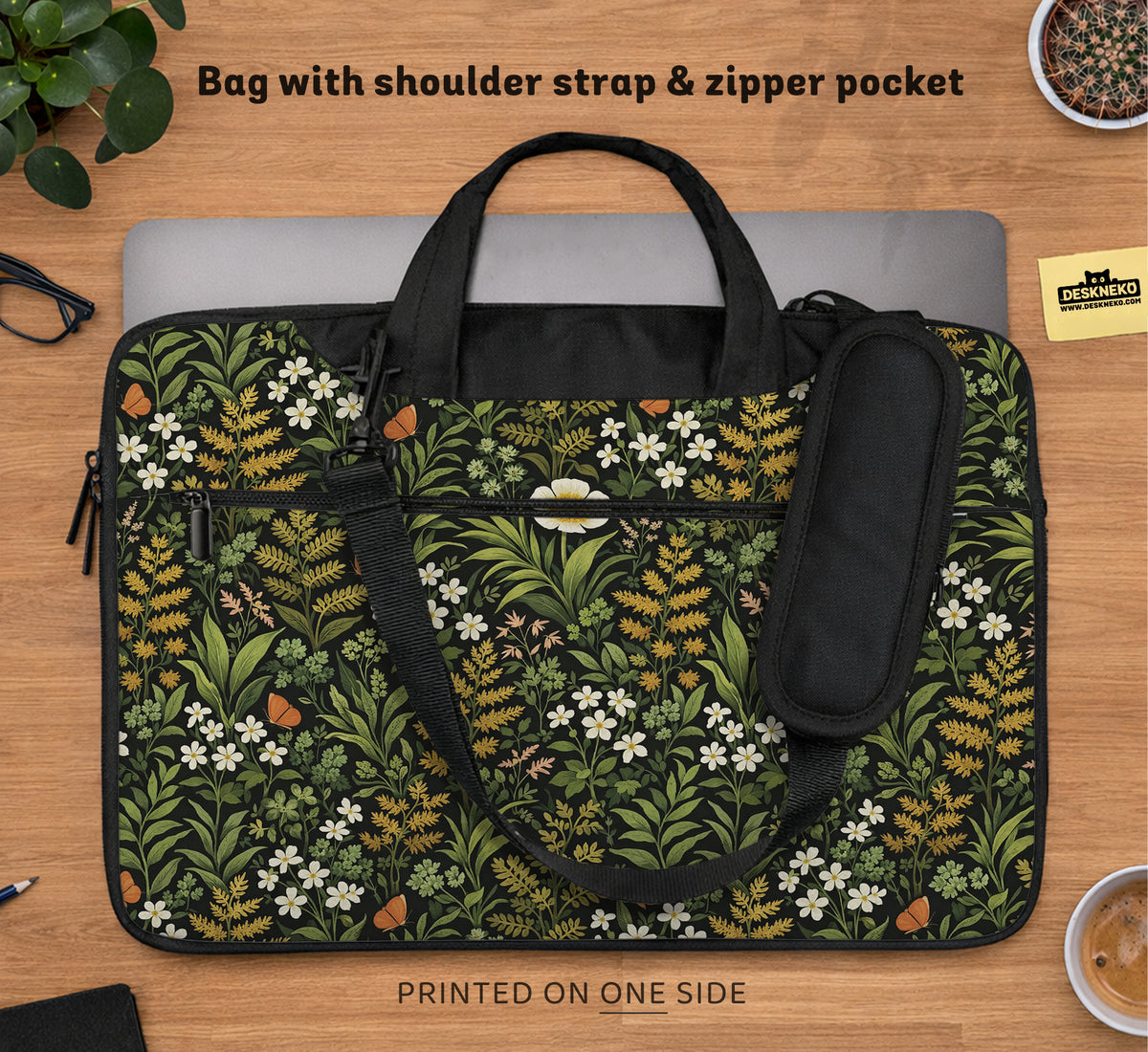 Wildflower Laptop Sleeve & Bag - Laptop Sleeve - Deskneko - Laptop Sleeves & Bags