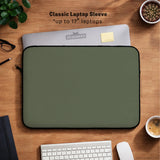 Midnight Olive Laptop Sleeve - Deskneko