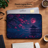 Dark Sakura Night Laptop Sleeves & Bags - Laptop Sleeve - Deskneko - Laptop Sleeves & Bags