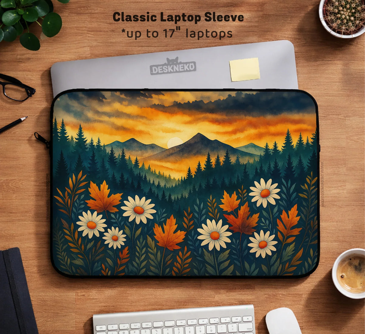 Autumn Mountain Laptop Sleeve & Bag - Laptop Sleeve - Deskneko - Laptop Sleeves & Bags