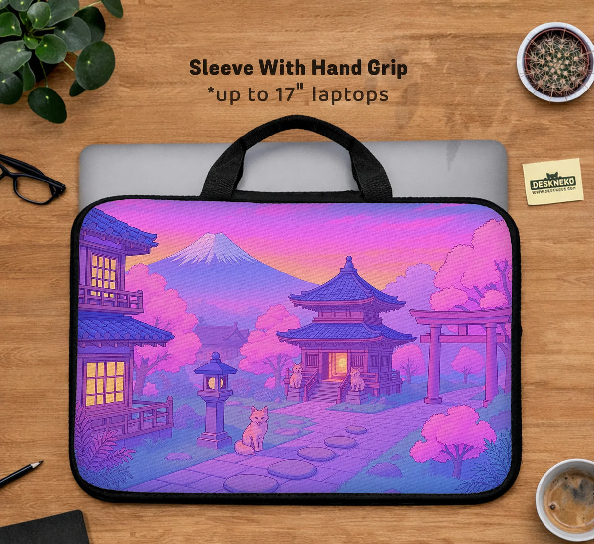 Kawaii Anime Laptop Sleeve & Bag - Deskneko