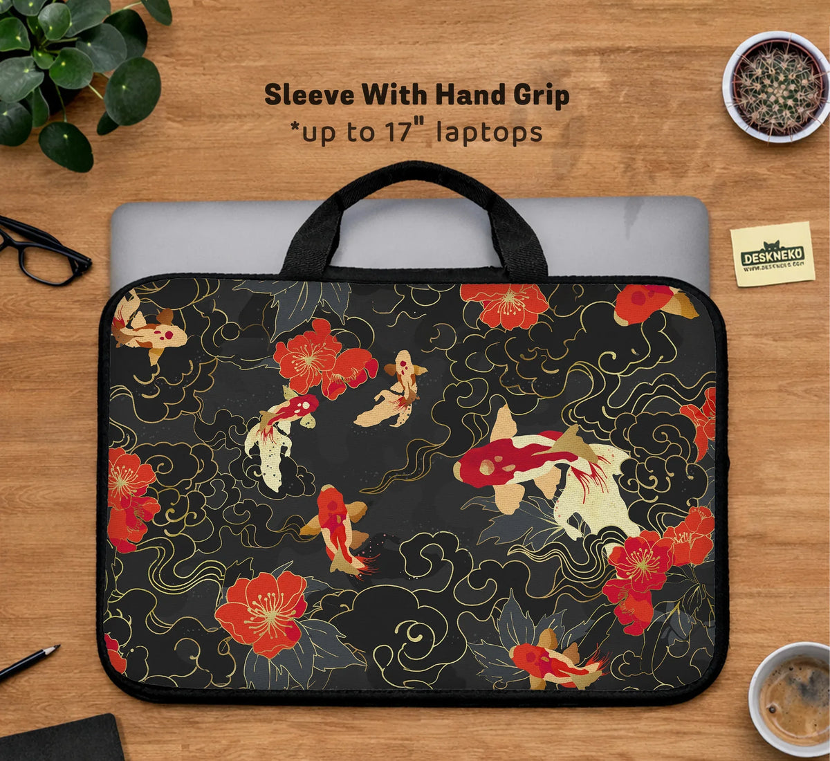 Koi Fish Laptop Sleeve & Bag - Deskneko