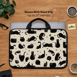 Cat Pattern Laptop Sleeve - Laptop Sleeve - Deskneko - Laptop Sleeves & Bags