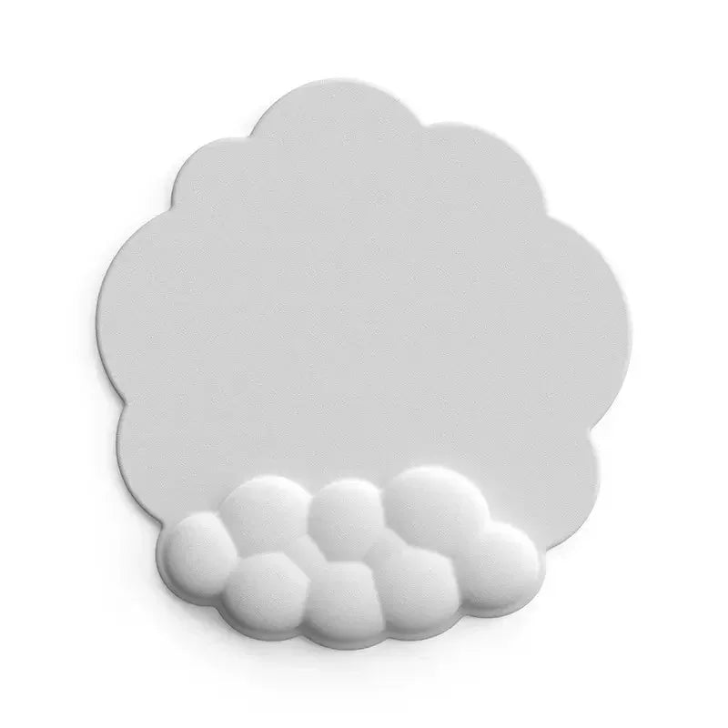 Cloud Keyboard Hand Wrist Rest Memory Foam Silicone Leather Mouse Pad Wristband Pad - Deskneko
