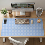 Blue Gingham Desk Mat - Desk Mat - Deskneko - Desk Mats & Mousepads
