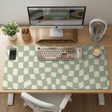 Green Checker Desk Mat - Desk Mat - Deskneko - Desk Mats & Mousepads