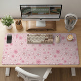 Sakura Gaming Desk Mat - LED Mousepad - Deskneko - Gaming Desk Mats