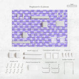 Cute Purple Pegboard - Deskneko