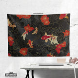 Koi Fish Wall Tapestry - Deskneko