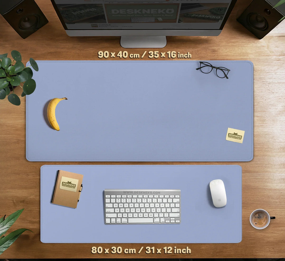 Periwinkle Blue Mousepad - Deskneko