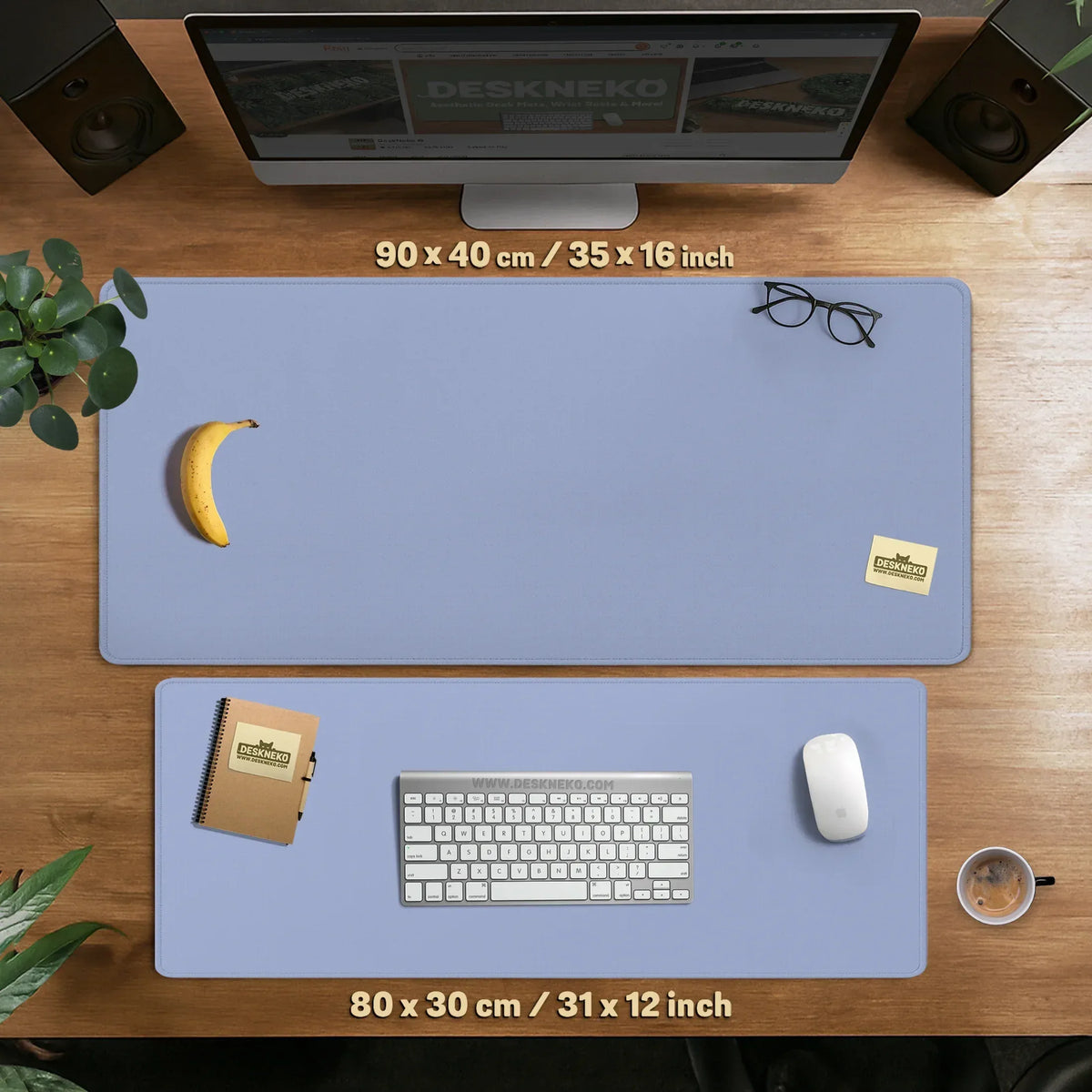 Periwinkle Blue Mousepad - Deskneko