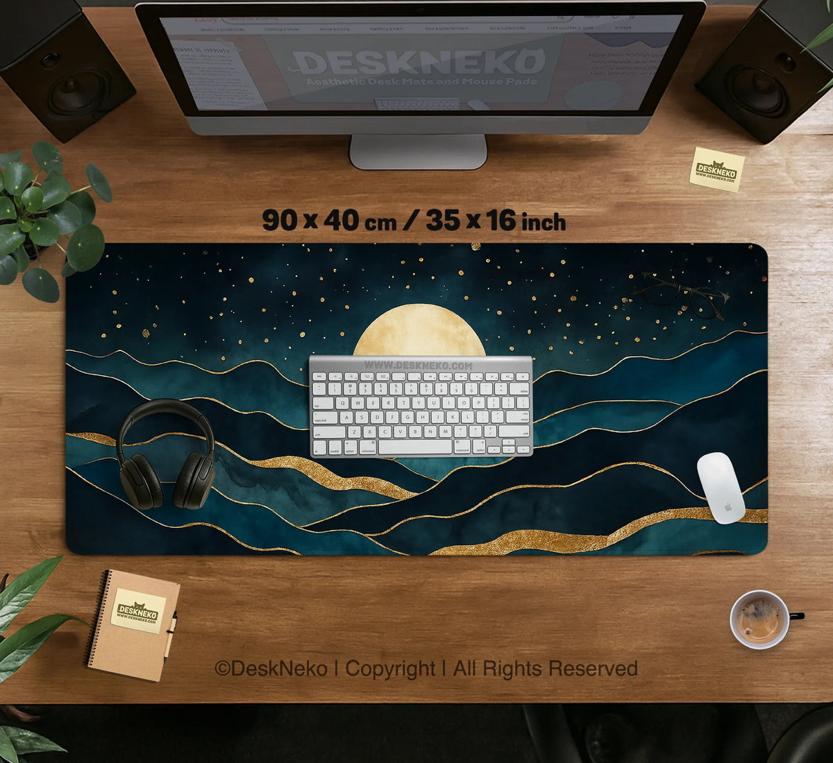 Moonrise Desk Mat - Deskneko