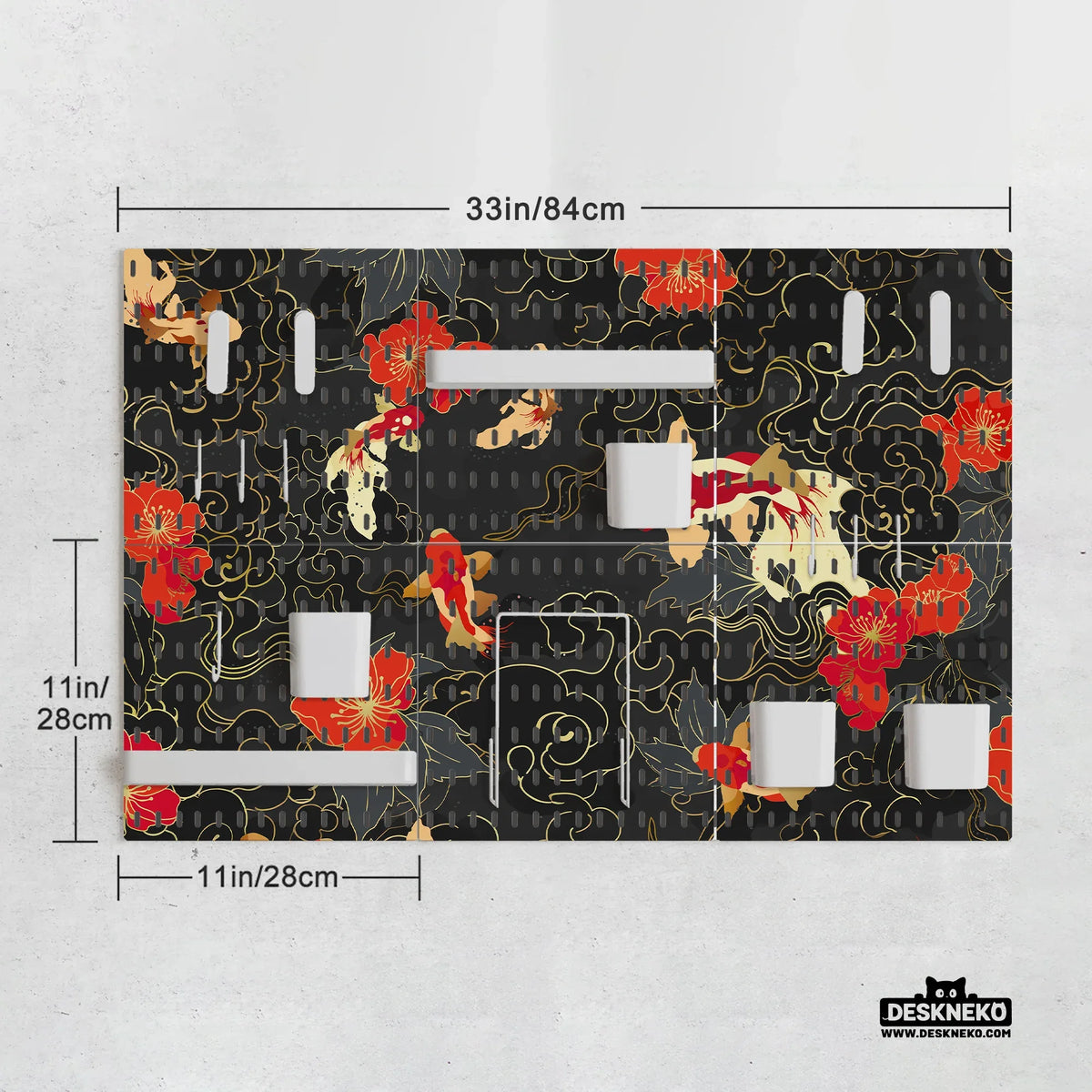 Koi Fish Pegboard Set - Deskneko