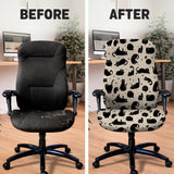 Black Cat Desk Chair Cover - Chair Covers - Deskneko - Desk Chair Covers