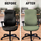 Soft Sage Green Office Chair Cover - Deskneko