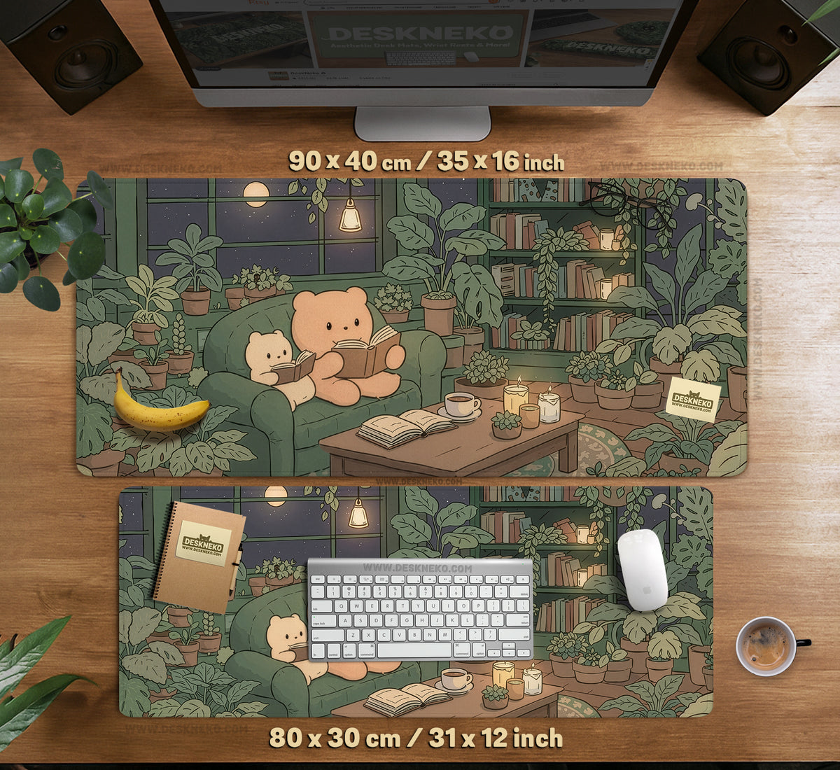Cute Bears Desk Mat Mouse Pad - Desk Mat - Deskneko - Desk Mats & Mousepads
