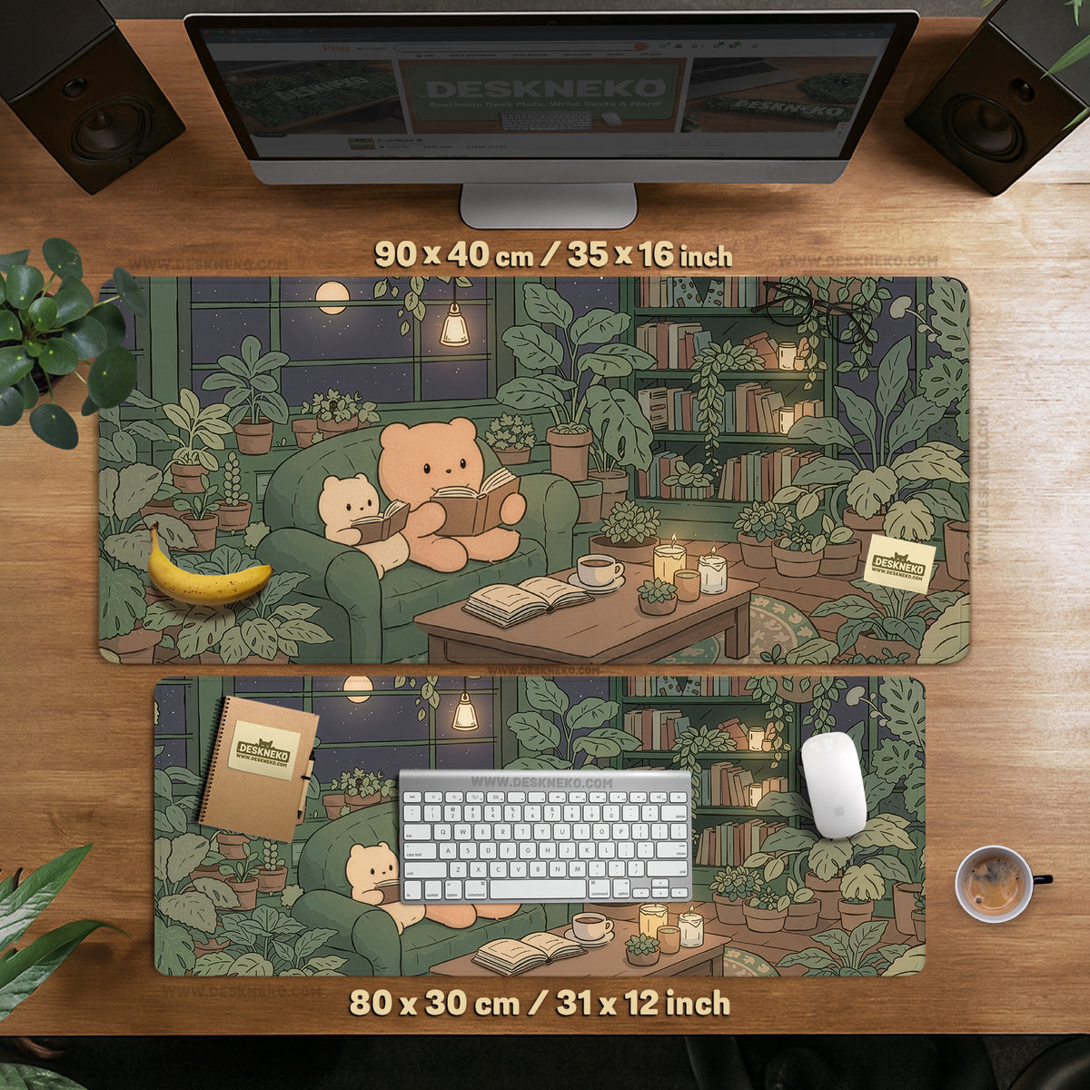 Cute Bears Desk Mat Mouse Pad - Desk Mat - Deskneko - Desk Mats & Mousepads