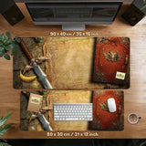 Fantasy Map Deskmat Mousepad, - Deskneko