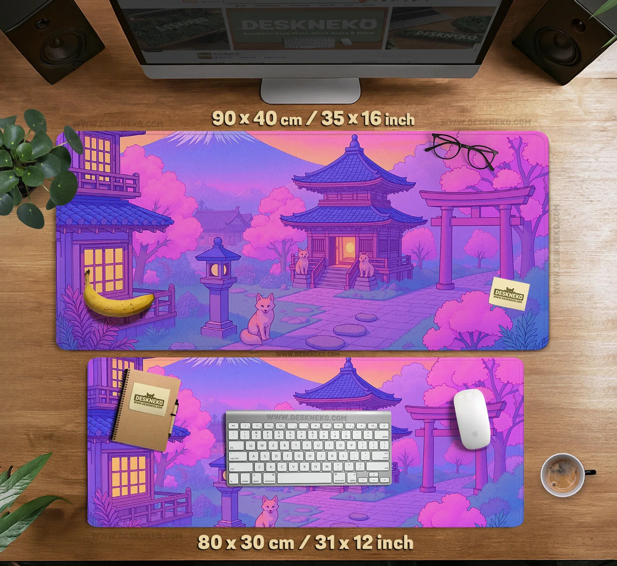 Pastel Sakura Anime Mousepad - Deskneko