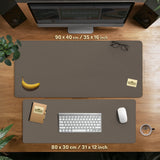 Cocoa Brown Minimalist - Deskneko