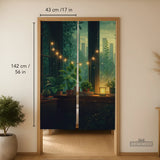 Lofi Cozy Noren Door Curtain - Deskneko