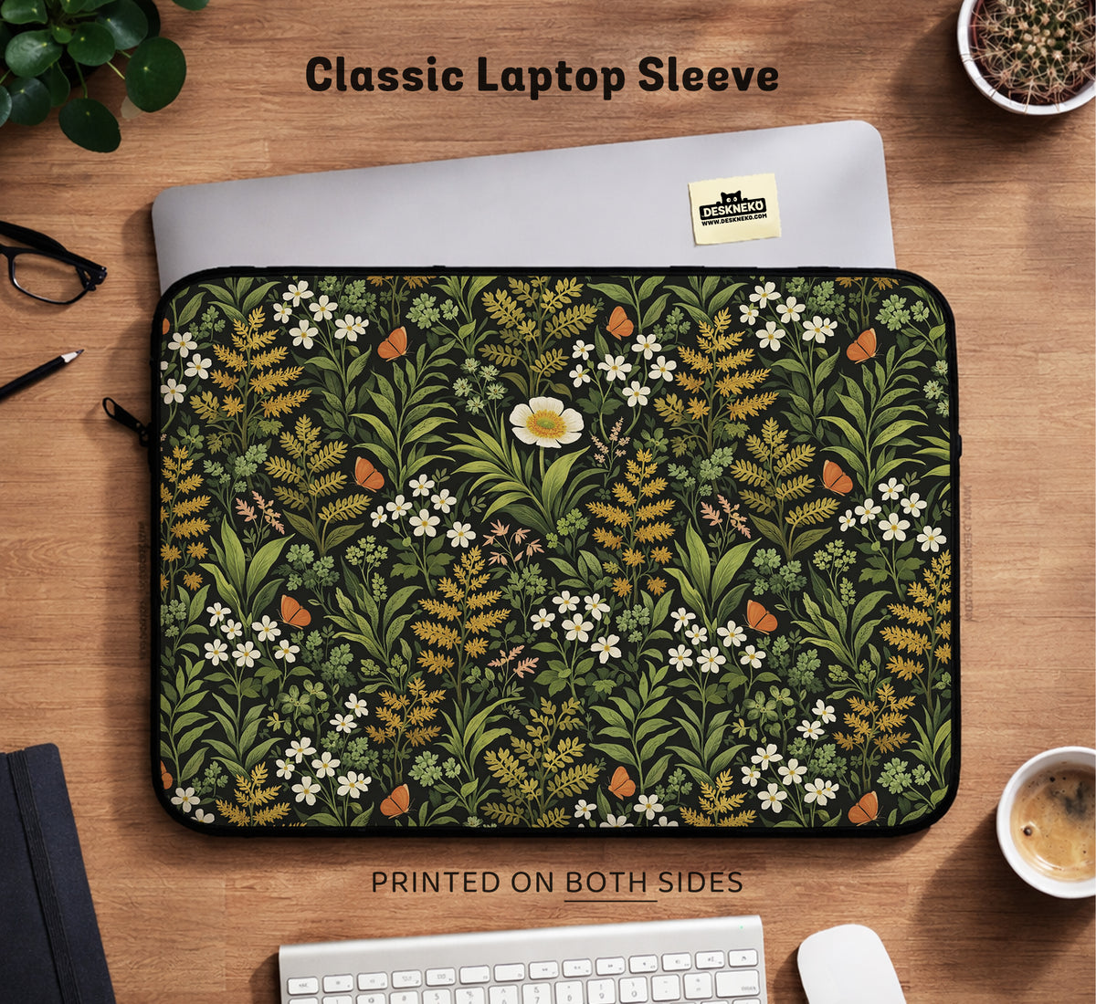 Wildflower Laptop Sleeve & Bag - Laptop Sleeve - Deskneko - Laptop Sleeves & Bags