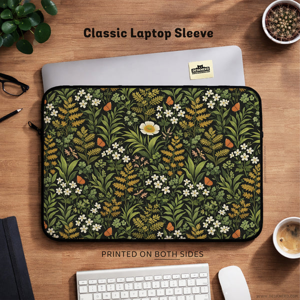 Wildflower Laptop Sleeve & Bag - Laptop Sleeve - Deskneko - Laptop Sleeves & Bags