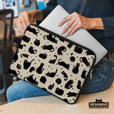 Cat Pattern Laptop Sleeve - Laptop Sleeve - Deskneko - Laptop Sleeves & Bags