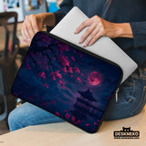 Dark Sakura Night Laptop Sleeves & Bags - Laptop Sleeve - Deskneko - Laptop Sleeves & Bags