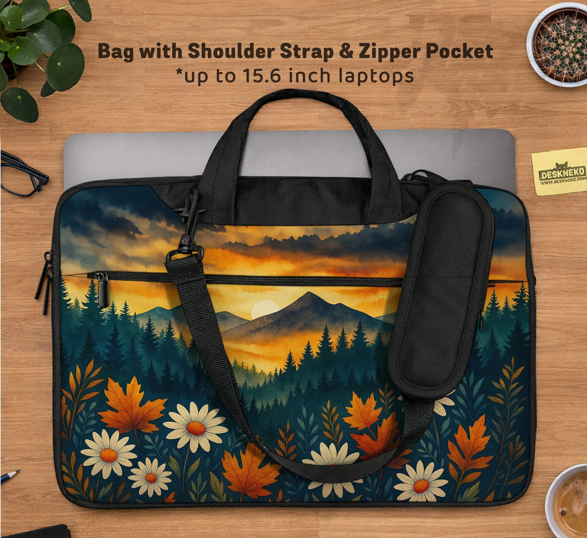 Autumn Mountain Laptop Sleeve & Bag - Laptop Sleeve - Deskneko - Laptop Sleeves & Bags