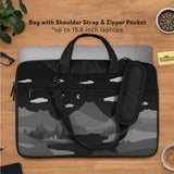 Black Cat Mountains Laptop Sleeve & Bag - Deskneko