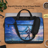 Blue Anime Laptop Sleeve with Handle - Deskneko