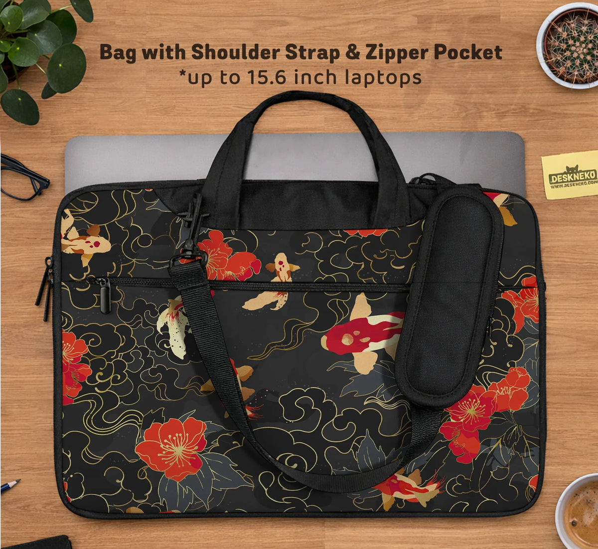 Koi Fish Laptop Sleeve & Bag - Deskneko