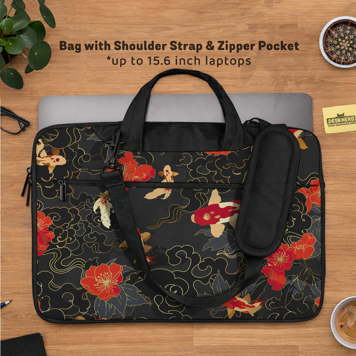 Koi Fish Laptop Sleeve & Bag - Deskneko