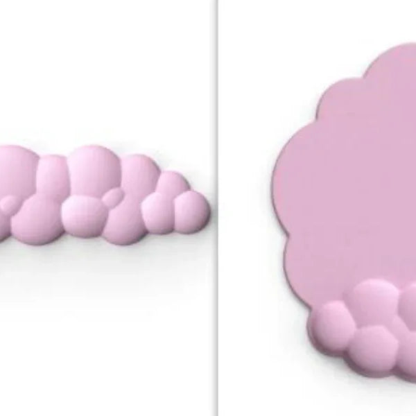 Cloud Keyboard Hand Wrist Rest Memory Foam Silicone Leather Mouse Pad Wristband Pad - Deskneko