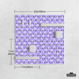 Cute Purple Pegboard - Deskneko