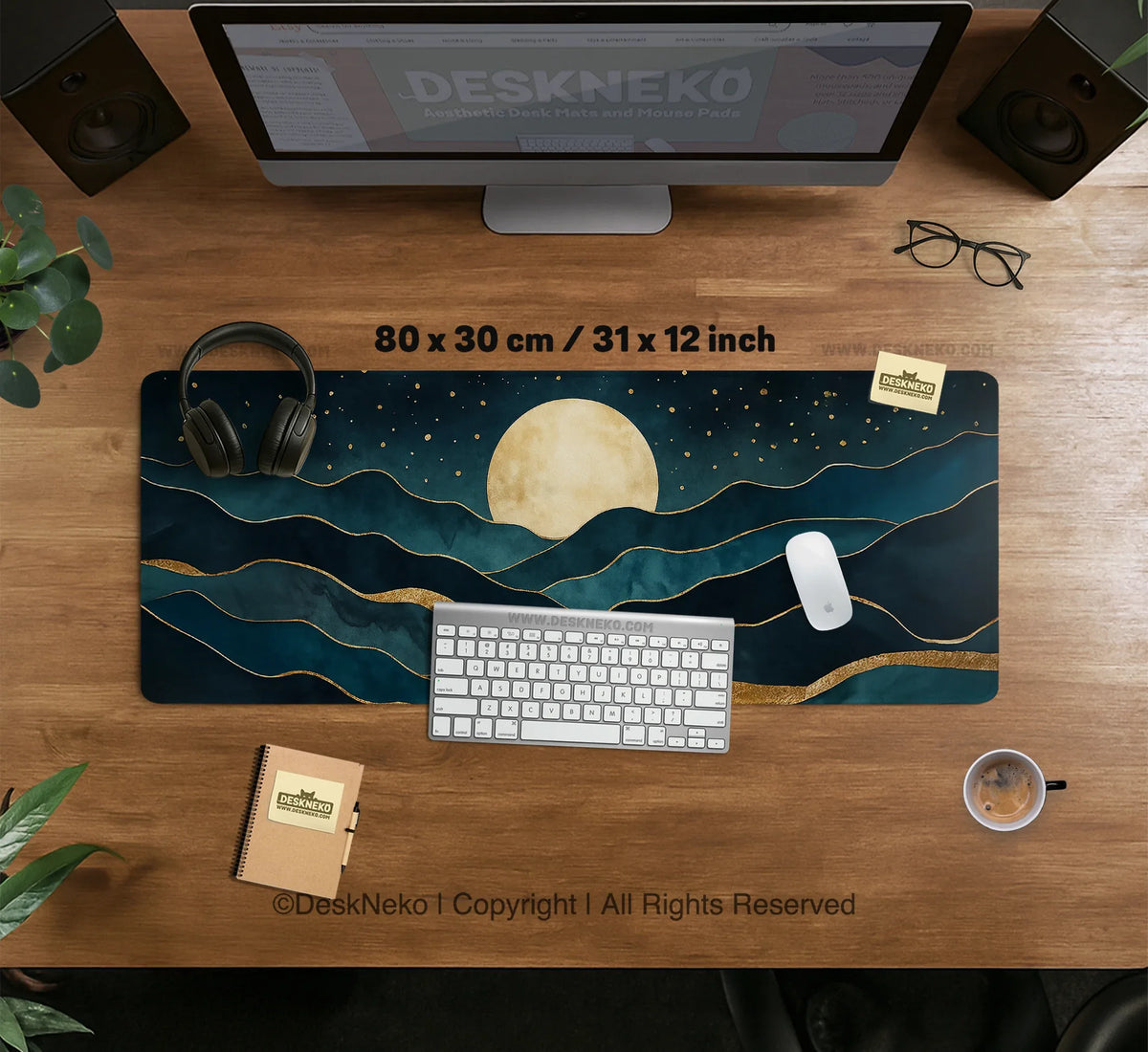 Moonrise Desk Mat - Deskneko