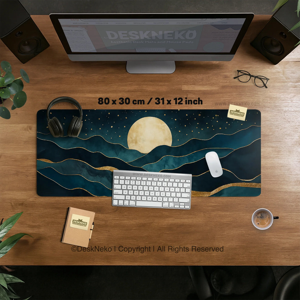 Moonrise Desk Mat - Deskneko