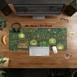 Frog Garden Deskmat - Deskneko
