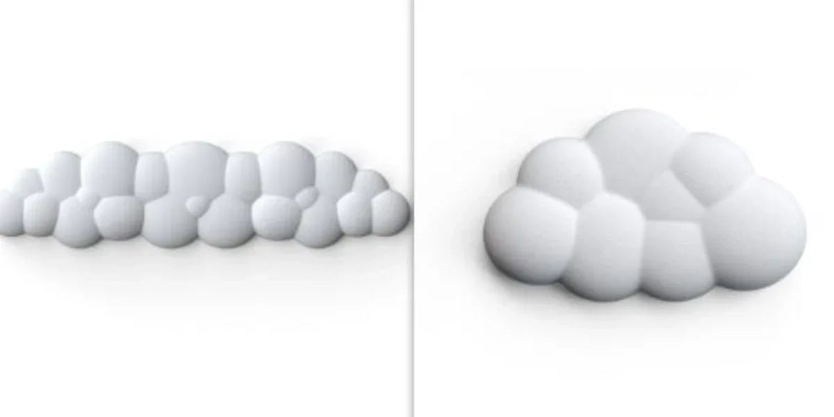 Cloud Keyboard Hand Wrist Rest Memory Foam Silicone Leather Mouse Pad Wristband Pad - Deskneko