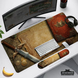 Fantasy Map Deskmat Mousepad, - Deskneko