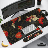Koi Fish Desk Mat Mousepad - Deskneko