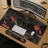 Koi Fish Art Ergonomic Mousepad & Wrist Rest - Ergonomic Mousepads & Wrist Rests - Deskneko - Mousepads & Wrist Rests