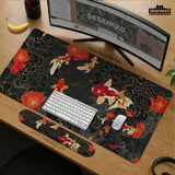 Koi Fish Ergonomic Mousepad Set - Deskneko