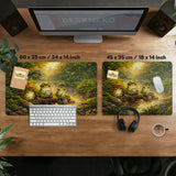 Forest Frogs Desk Mat - Deskneko