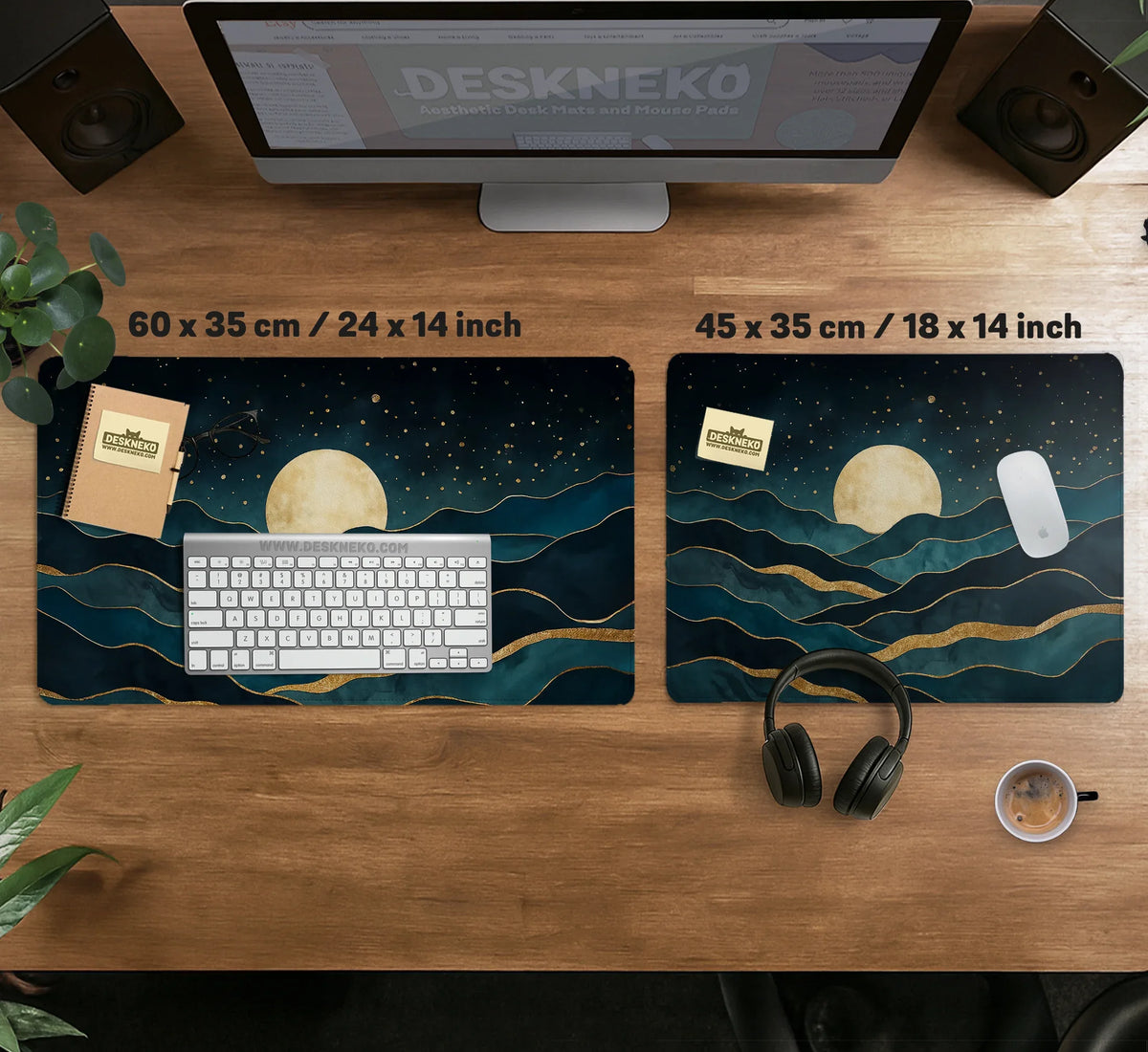 Moonrise Desk Mat - Deskneko