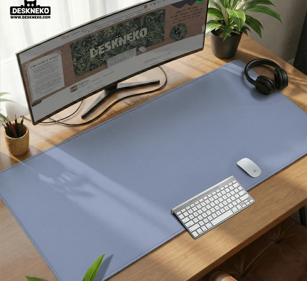 Periwinkle Blue Mousepad - Deskneko